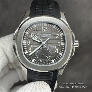 Aquanaut 5164 40mm Black Dial Black Rubber Strap ZF A324SC