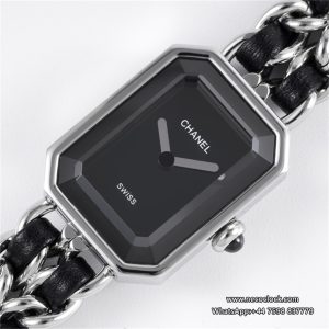 Premiere 26.1 x 20mm Black Dial SS Bracelet BVF Swiss Quartz