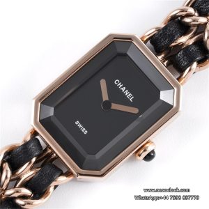 Premiere 26.1 x 20mm RG Black Dial RG/SS Bracelet BVF Swiss Quartz