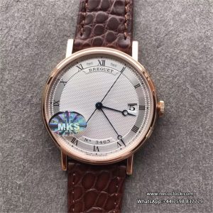 Classique5177-15 38mm RG White Dial Brown Leather Strap MKSF MY9015
