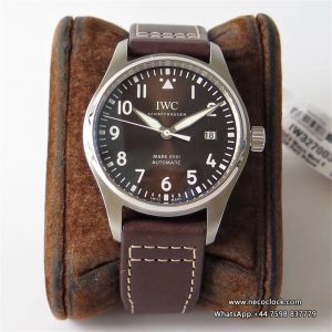 IWC Pilot Mark XVIII 40mm IW327003 Brown Dial Brown Leather Strap V7F A2892