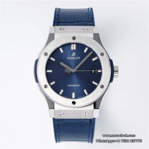 Classic Fusion 42mm Blue Dial Blue Leather Strap JJ+F A1110