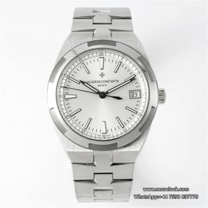 Overseas 41mm 4500V Silver Dial SS Bracelet ZF A5100