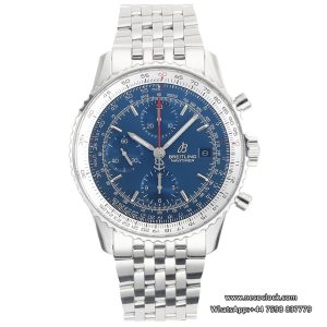 Breitling Chrono 43mm NAVITIMER B01 Blue Dial SS Bracelet BLSF A7750