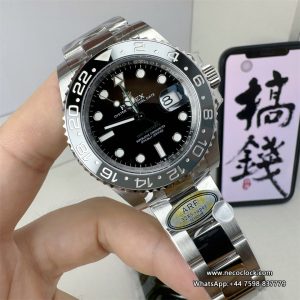 GMT Master II 126710 Bruce Wayne Oyster 40mm SS/SS Black Dial ARF VR3285