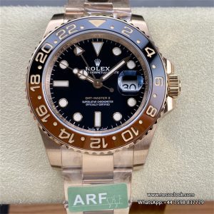 GMT Master II 126715 Rootbeer Oyster RG/RG Black Dial ARF VR3285