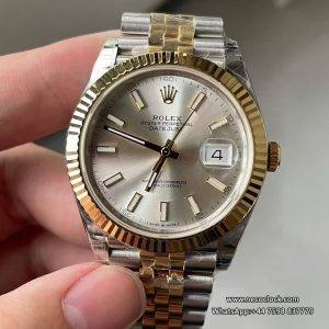 DateJust 41mm Fluted Bezel Silver  Dial YG/SS Jubilee Bracelet VSF VS3235