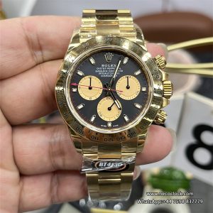 Daytona 116508 YG/YG Black Dial 904L BTF SA4130