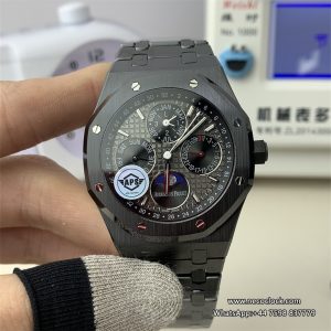 APSF V2 A5134(CHS) Royal Oak Perpetual Cal 26579 Cer/Cer Blk/Stk