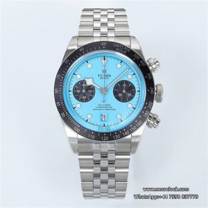 Black Bay Chrono 41mm SS/SS Tiffany Blue Dial ZF A7750
