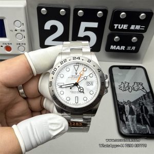 Explorer II 226570 42mm SS/SS White Dial QF DD3285 Super Clone