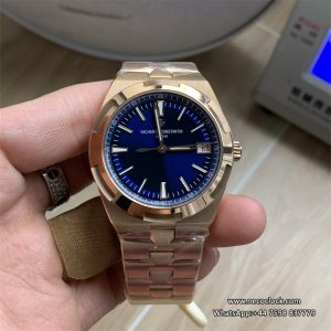 Overseas 41mm 4500V Blue Dial RG Bracelet ZF A5100