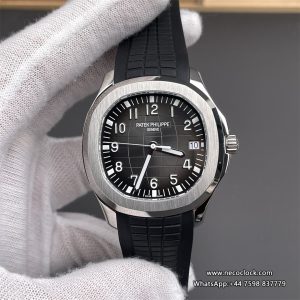 Aquanaut 5167A 40mm Black Dial Black Rubber Strap 3KF A330SC