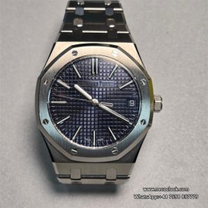Royal Oak 41mm 15510 SS TOPF 1:1 Best Edition Blue Dial on SS Bracelet DD4302 Super Clone