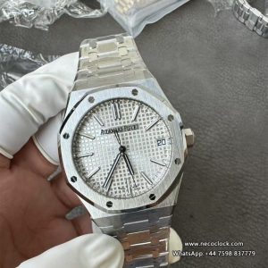 Royal Oak 41mm 15510 SS TOPF 1:1 Best Edition White Dial on SS Bracelet DD4302 Super Clone