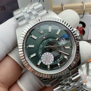 SkyDweller 326934 42mm Jubilee Bracelet Green Dial ZF A2824