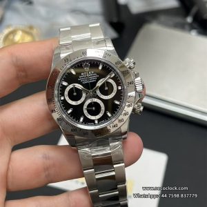 Daytona 116520 40mm SS/SS Black Dial VSF DD4130