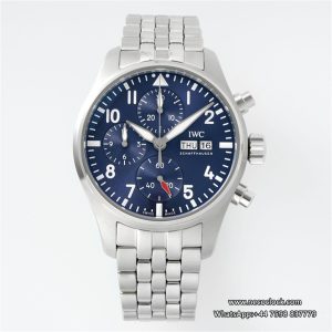 Pilot Chrono IW388102 41mm SS/SS Blue Dial APSF SA69385 Super Clone