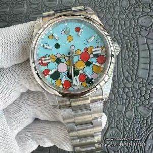 Oyster Perpetual 124300 41mm SS/SS Celebration Dial VSF VS3230