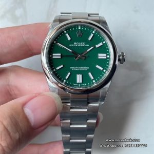 Oyster Perpetual 124300 41mm SS/SS Green Dial VSF VS3230