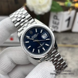 Datejust 126234 36mm Jub SS/SS Blue Textured/Stk VSF VS3235