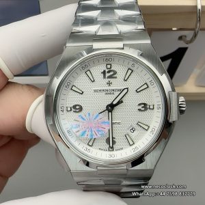 Overseas 47040 42mm SS/SS White/Stk MKSF MY9019