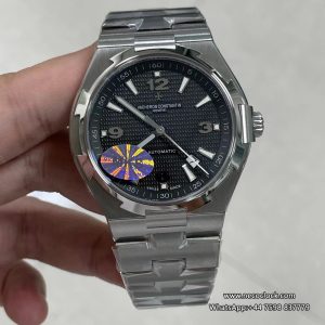 Overseas 47040 42mm SS/SS Black/Stk MKSF MY9019