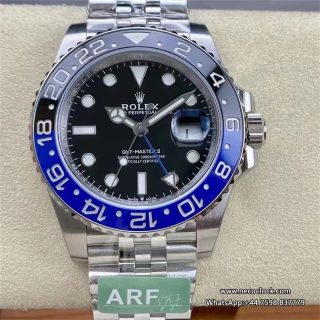 GMT Master II 126710 batgirl 40mm Jubilee Bracelet Black Dial ARF DD3285