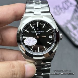 Overseas 4500V 41mm SS/SS Black Dial MKS A5100