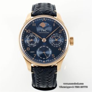 IWC - Portugieser Perpetual Calendar 3033 RG/LE Blue/Num APSF A52010