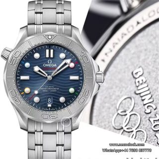 Seamaster 300m 42mm 2022 Winter Olympics SS/SS Blue Dial VSF VS8800