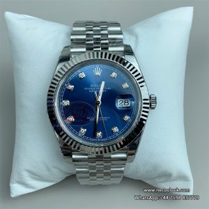Datejust 126334 41mm Jubilee Bracelet Blue Dial Diamond Marker VSF v2 DD3235