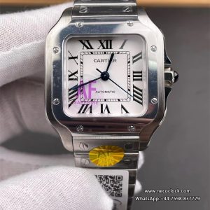 Santos De Cartier 35mm SS/SS White Dial AF MY9015