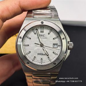GHF IWC Ingenieur 40mm White Dial SS Bracelet Automatic Miyota 9015