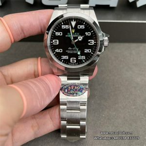 Airking 126900 40mm SS/SS Black/Num VF DD3230