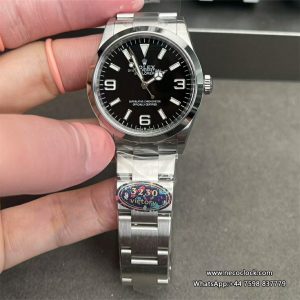 Explorer I 124270 36mm SS/SS Black Dial VF DD3230