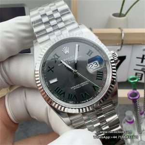 Datejust 126234 36mm Jub SS/SS Green/Stk VF DD3235