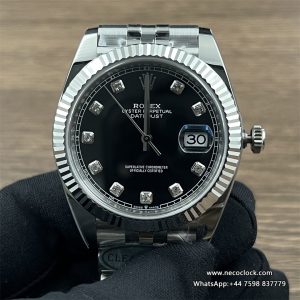 Datejust 126334 41mm Black Dial Jubilee Bracelet Diamond Marker C Plus DD3235