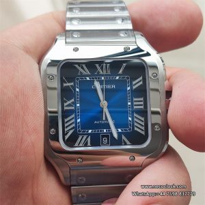 Santos De Cartier 40mm XL SS/SS Blue Dial AF MY9015