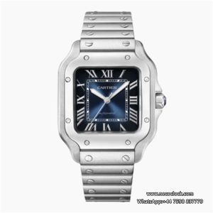 Santos De Cartier 35mm SS/SS Blue Dial AF MY9015