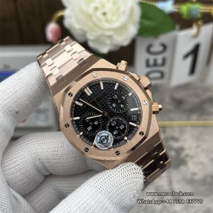 Royal Oak Chrono 26240 41mm RG/RG Black Dial APS SH4401 (SW Dial)