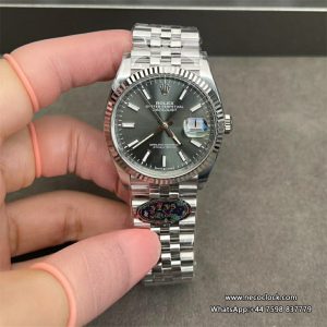 Datejust 126234 36mm Jub SS/SS Green/Stk VF DD3235