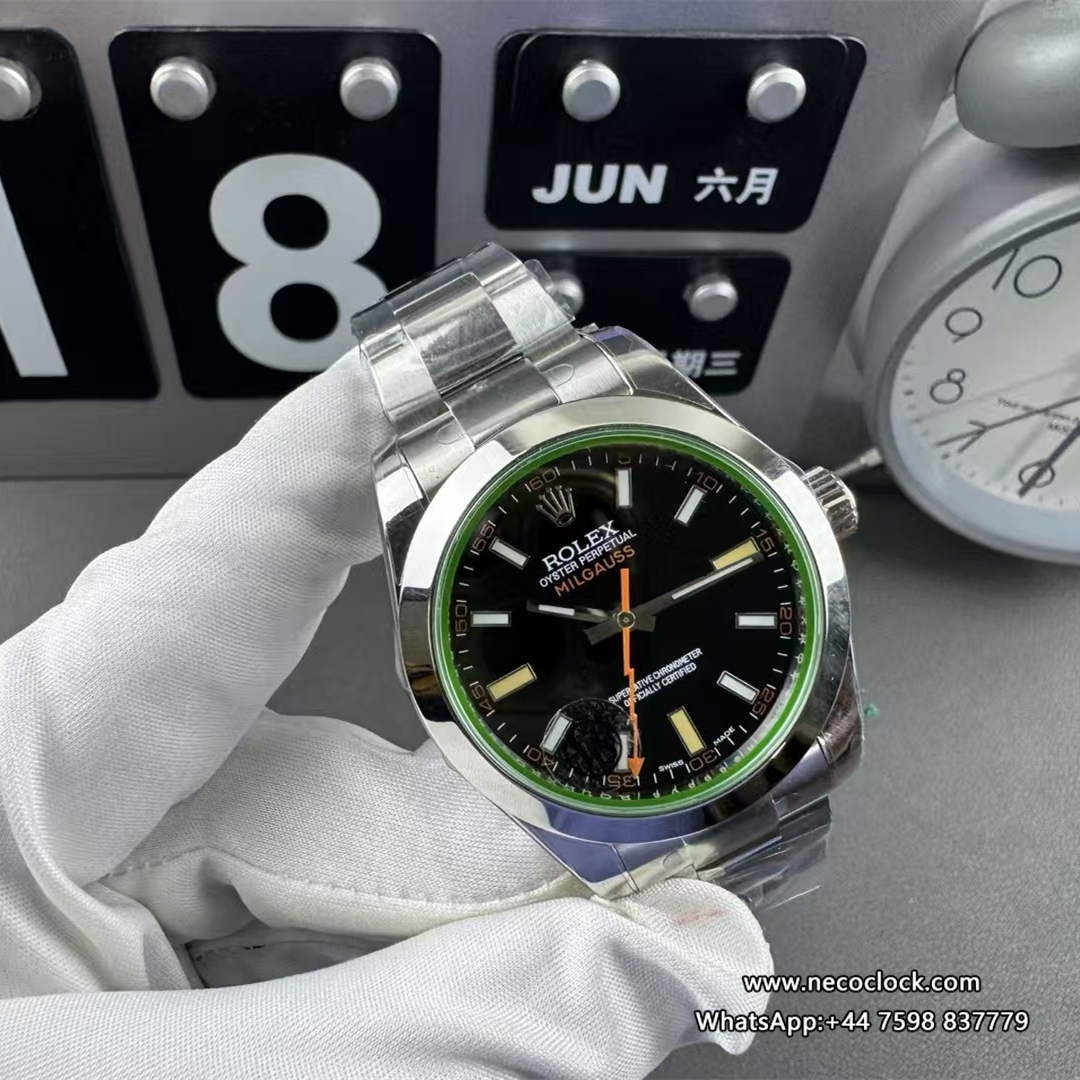 Milgauss 116400GV 40mm SS/SS Black Dial VSF VS3131