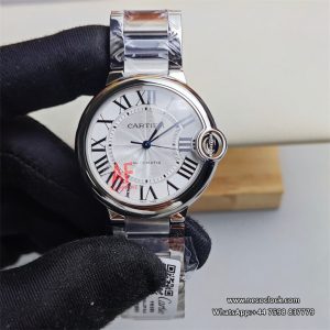 Ballon Bleu De Cartier 36mm SS/SS White Dial AF NH05