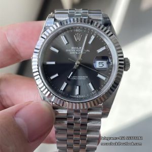 DateJust 41mm 126334 Fluted Bezel Grey Dial Jubilee Bracelet VSF VS3235 V2