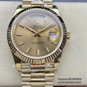 DayDate 40MM YG YG Dial YG President Bracelet GMF A2836 Tungsten