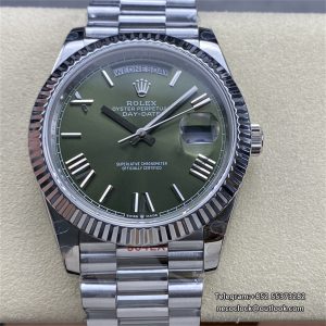 DayDate 40MM Green Dial Roma Marker President Bracelet GMF A2836 Tungsten