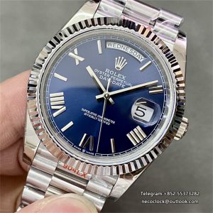 DayDate 40MM Blue Dial Roma Marker President Bracelet GMF A2836 Tungsten