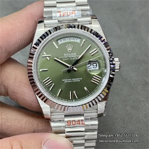 DayDate 40MM Green Dial Roma Marker President Bracelet GMF A3255