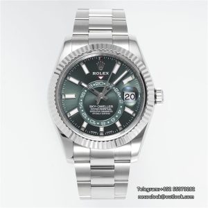 Skydweller 42mm 326934 Green Dial Oyster Bracelet ZF A2824